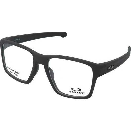Oakley OX8140 814002 Litebeam Quadrati Grigio Satin