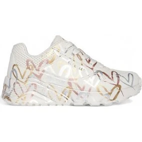 Skechers x JGoldcrown Uno Lite Metallic Love - Beige