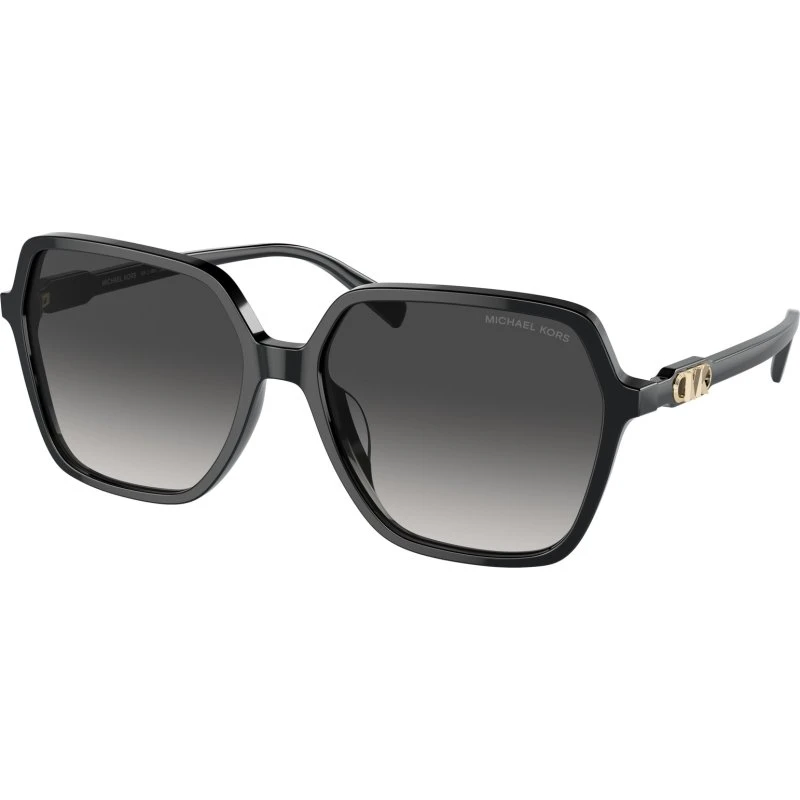 Michael Kors MK2196U Jasper Occhiali da Sole Quadrati Nero e Grigio