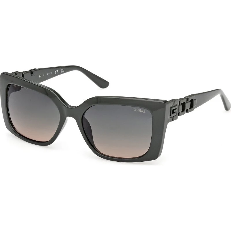 Guess Donna GU00265-H 96P Occhiali da Sole Squadrati Verdi