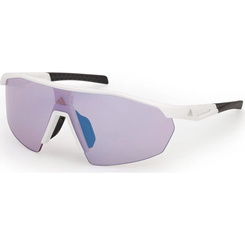 Adidas SP0116 Anemos Light S Occhiali da Sole Bianchi con Lenti Specchiate