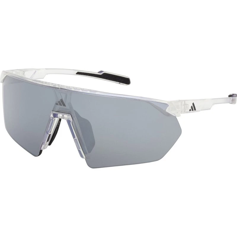 Adidas Sport SP0076 26C Occhiali da Sole Maschera Trasparente Fumo