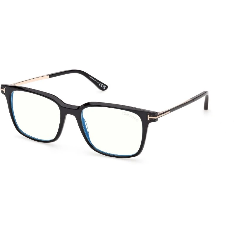 Occhiali da vista Tom Ford FT6124B-001 Uomo in Acetato Nero