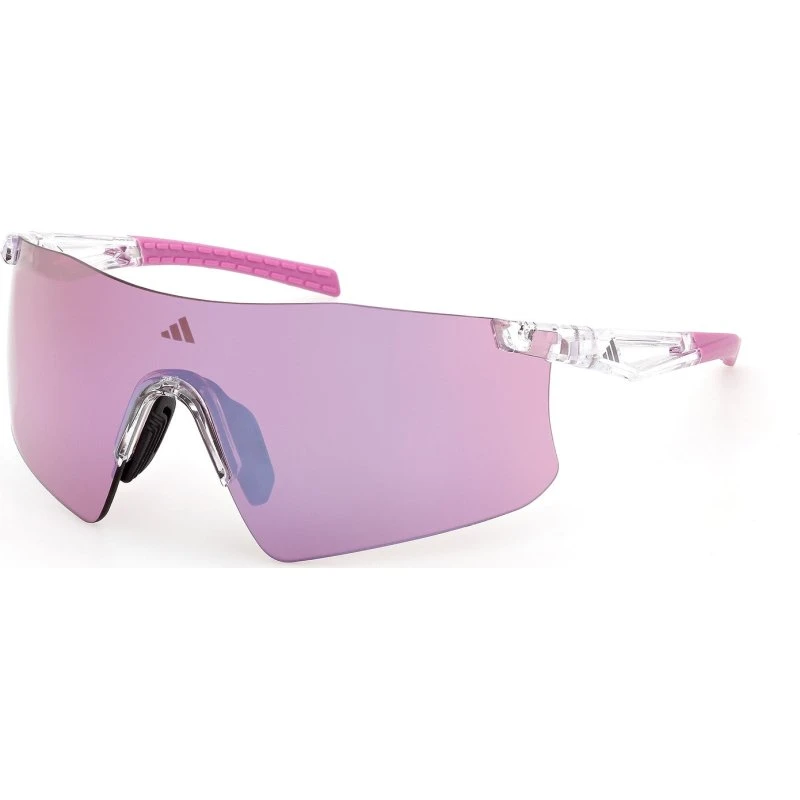 Adidas Sport SP0122 Rosa Occhiali da Sole con Lenti Specchiate Viola