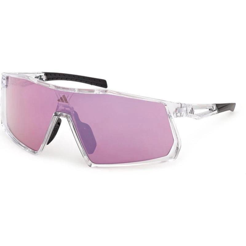 Occhiali adidas Sport SP0123 con lenti specchiate viola