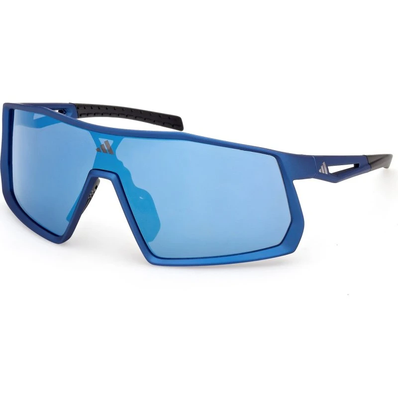 Adidas Sport SP0123 Blu con Lenti Specchiate Blu