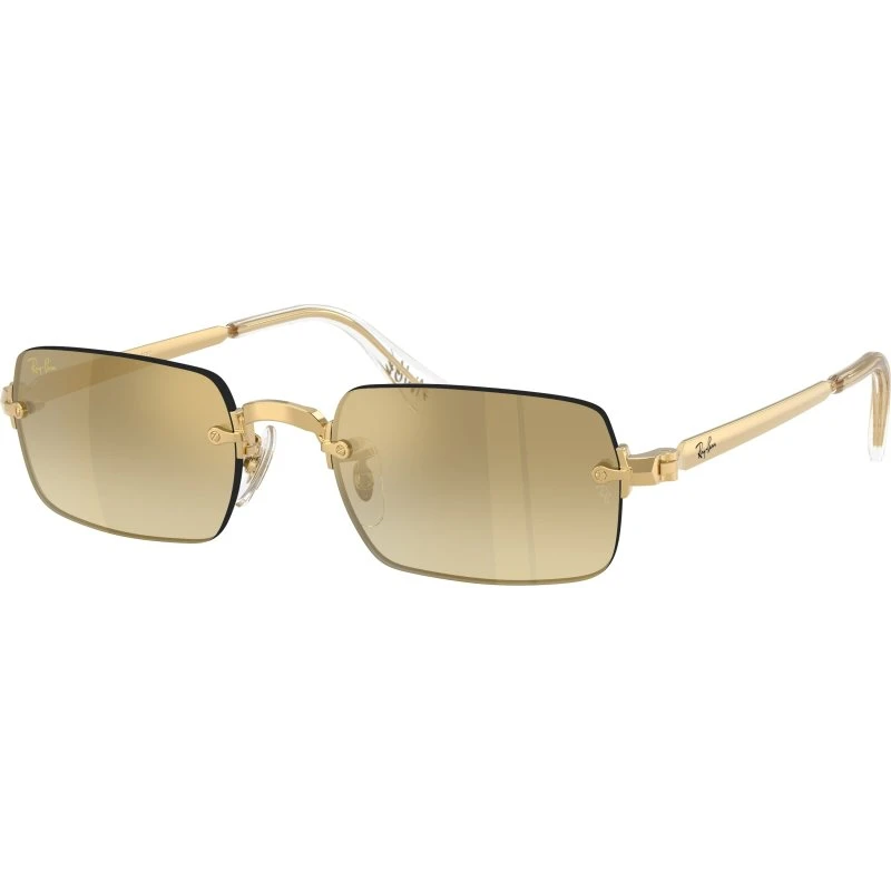Ray-Ban A$AP Rocky RB3928 001/7I Occhiali da Sole Oro e Marrone