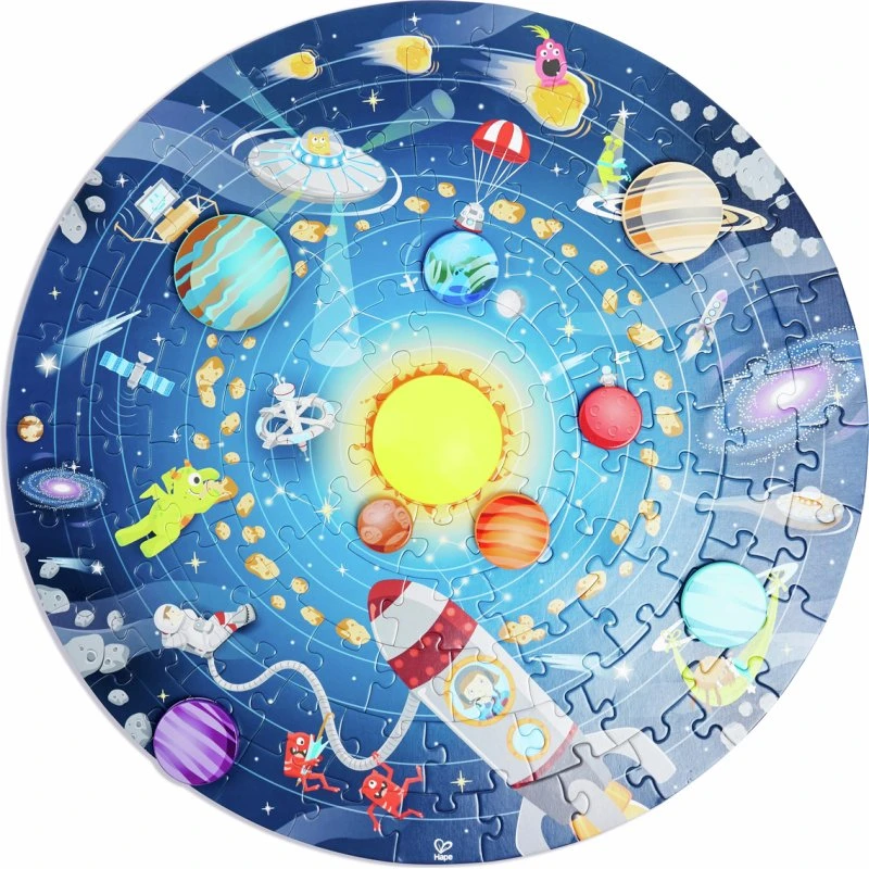 Hape Puzzle Sistema Solare con LED