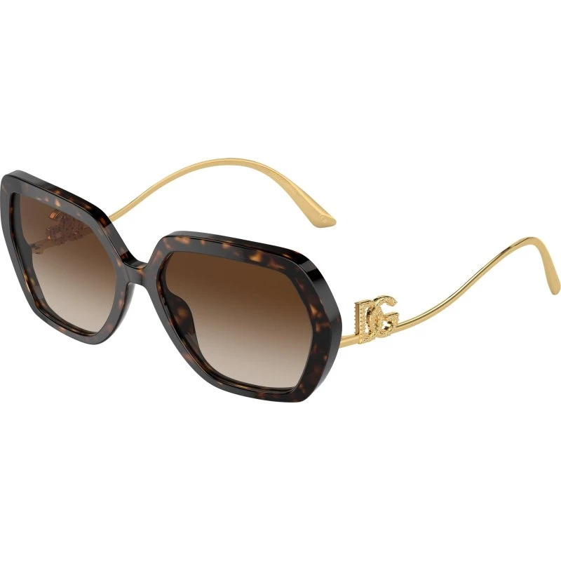 Dolce & Gabbana DG4468B Occhiali da Sole Tartaruga Geometrici