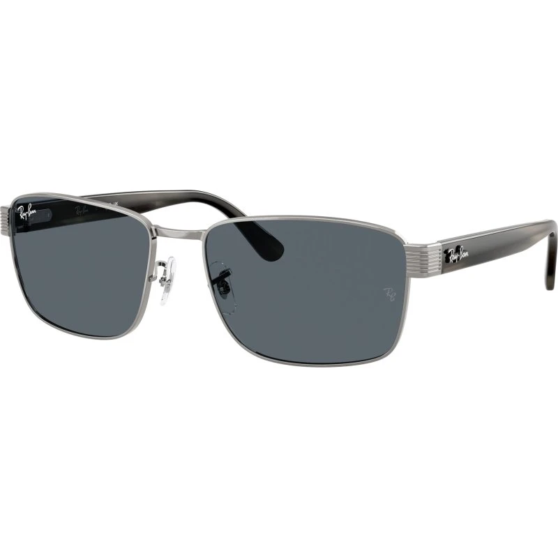 Ray-Ban RB3750 004/R5 Occhiali da Sole Quadrati in Metallo