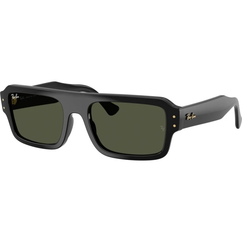 Ray-Ban RB4454 Lukas Occhiali da Sole Squadrati Acetato Nero/Verde