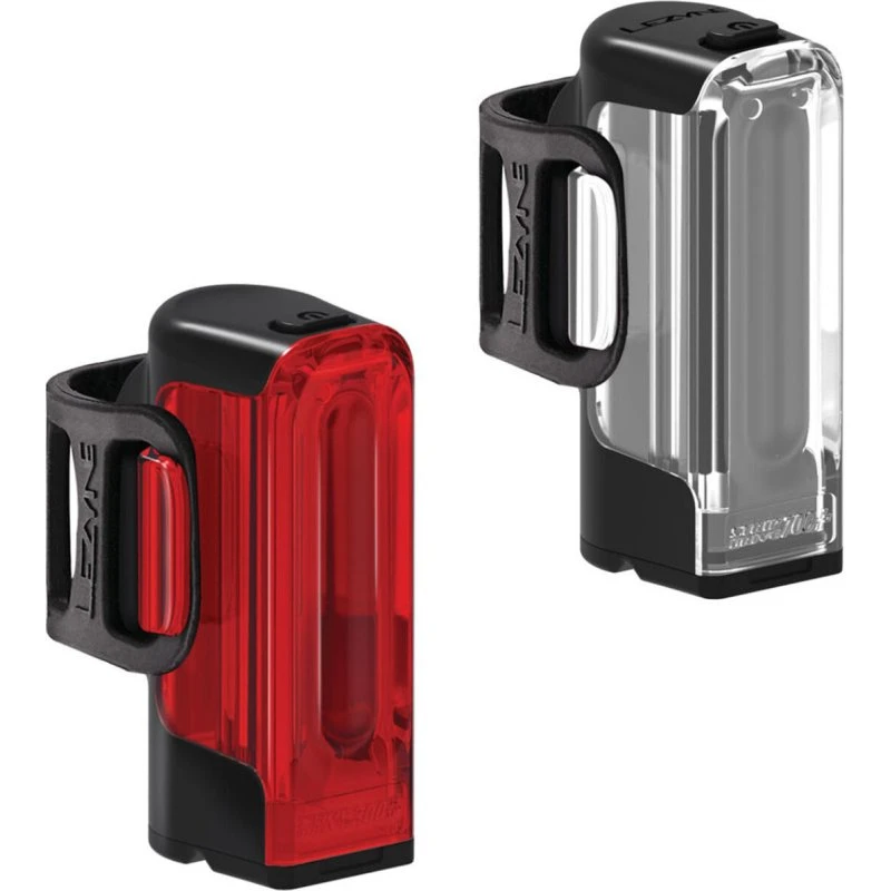 Lezyne Strip Drive Pair Luci 700/300 lumen, Nero