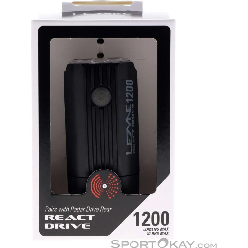 Lezyne React Drive 1200 lm Anteriore
