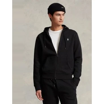 Polo Ralph Lauren Felpa con Cappuccio con Zip Nero XXL