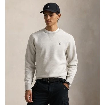 Polo Ralph Lauren Felpa in Maglia Doppia Grigia - XXL