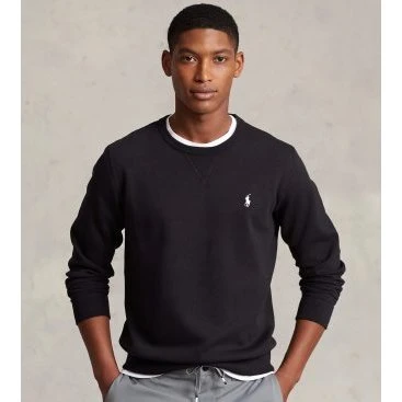 Felpa Ralph Lauren 30/1 Double Knt Nero - L