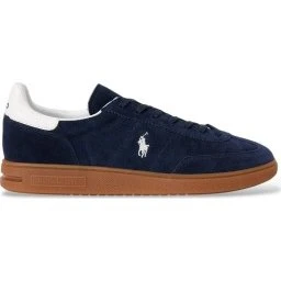 Polo Ralph Lauren Sneakers Bedford in Camoscio Blu Navy - 43