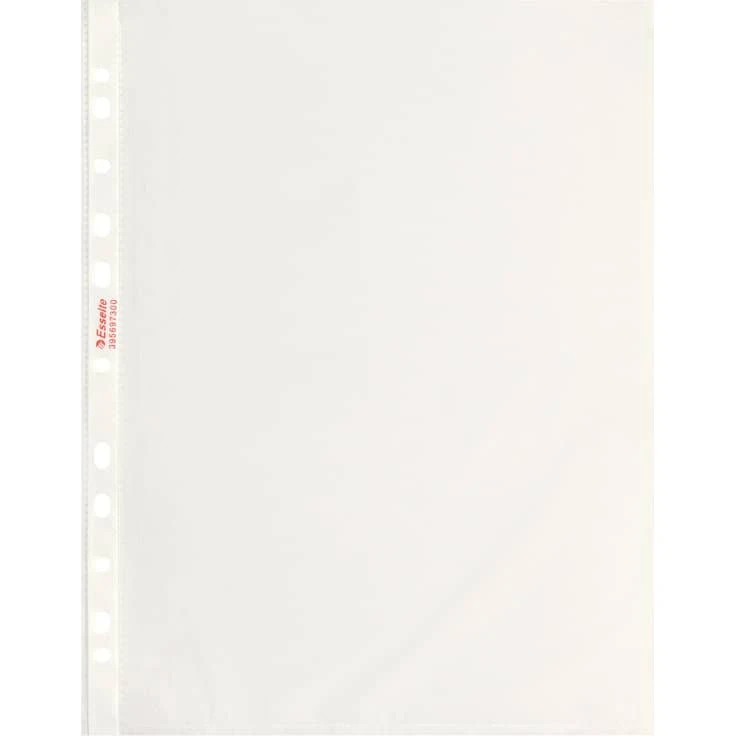 Esselte Buste a Perforazione Universale 22x30 cm Antiriflesso Conf.200