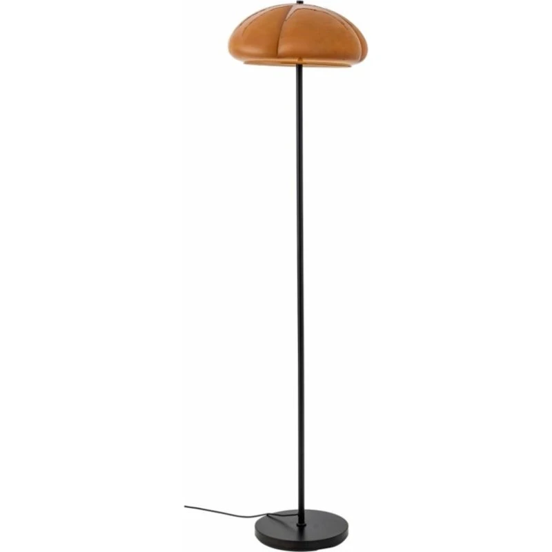 Bloomingville Kinoko Lampada da Terra Giallo Ocra in Vetro
