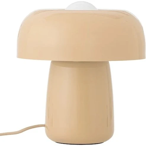 Bloomingville Lampada da tavolo Ylva beige 25,5x28 cm