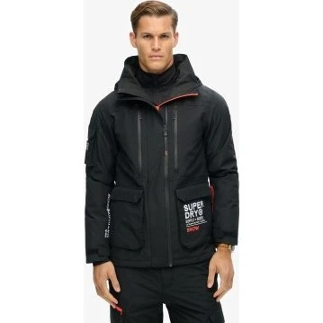Superdry Giacca da Sci Ultimate Rescue Nera