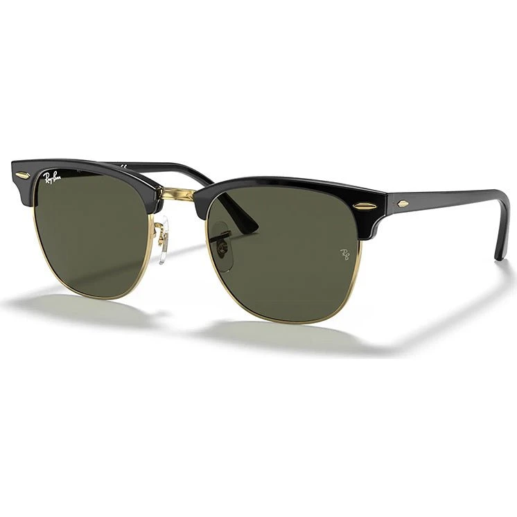 Ray-Ban RB3016 Clubmaster W0365 Occhiali da Sole Acetato Nero