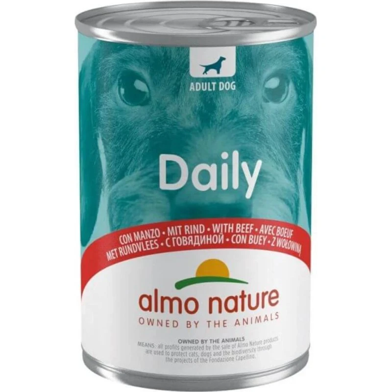 Almo Nature DailyMenu con Manzo 400g - Alimento Umido per Cane