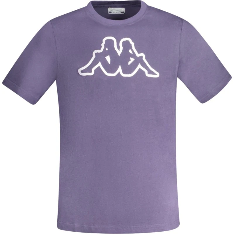 Kappa T-shirt Logo Korpo Cromen Blu Maniche Corte