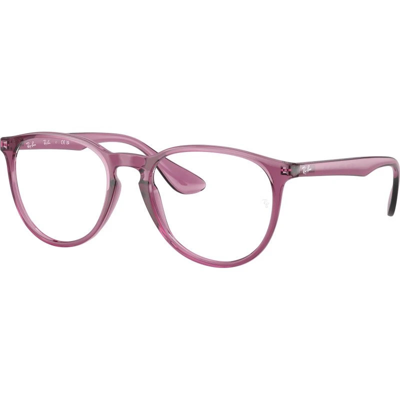 Ray-Ban RX7046 ERIKA 8509 Montatura da Vista Rotonda Viola Trasparente