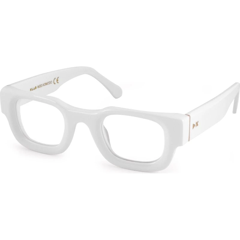 XLAB Komodo Montatura da Vista Acetato Nero Fumo Squadrata Fotocromatica