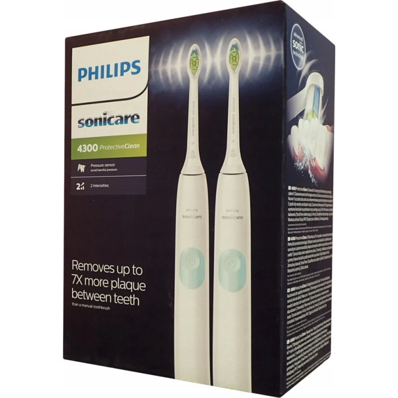 Philips Sonicare ProtectiveClean 4300 HX6807/35 - 2 pezzi