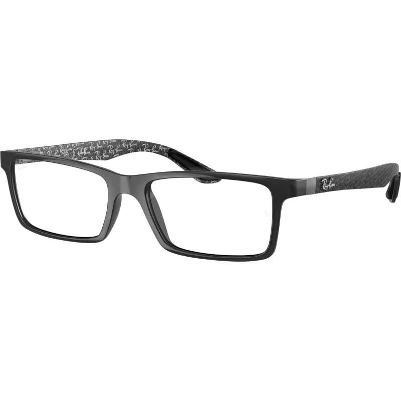 Ray-Ban RX8901 5263 Montatura da Vista Squadrata Nero Trasparente