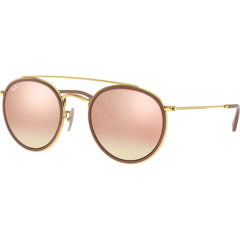 Ray-Ban RB3647N Occhiali da Sole Metallo Oro e Lenti Marroni