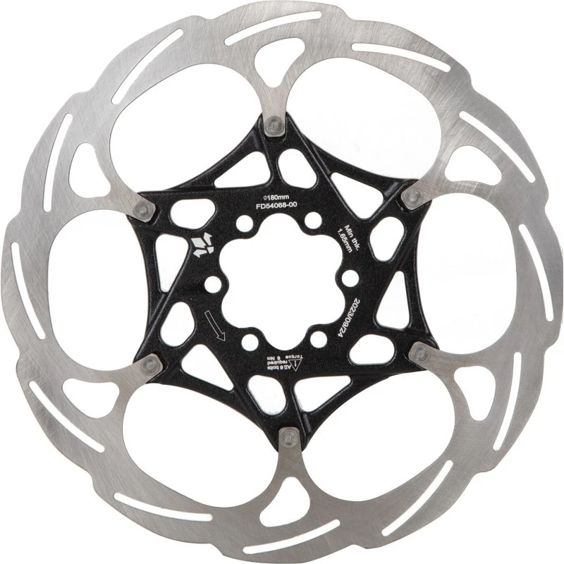 Formula Disco Freno 2 Pezzi 160mm 6 Fori Nero