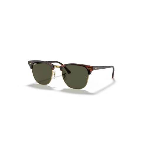 Ray-Ban Clubmaster RB3016 Mock Tortoise G-15 Green 49