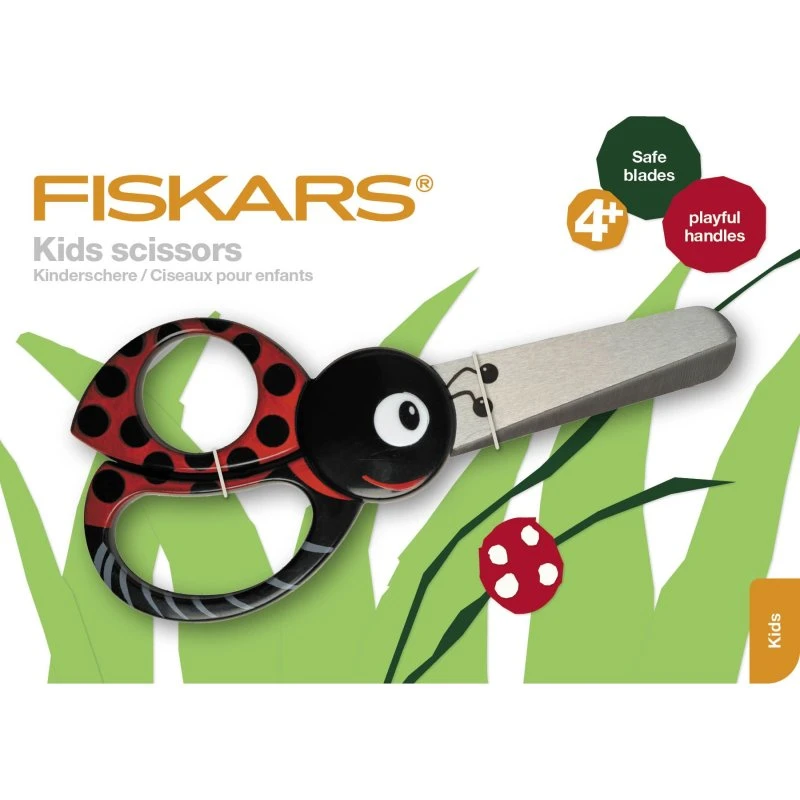 Fiskars Forbici Coccinella Bambini 13 cm Sicure