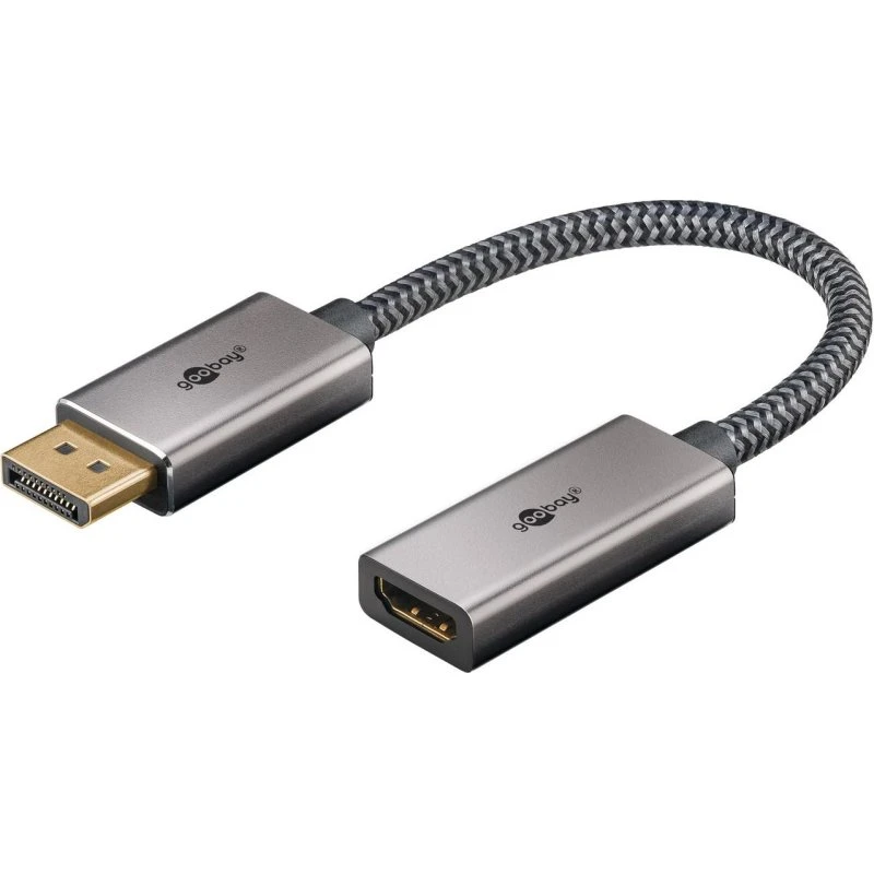 Goobay DisplayPort a HDMI, vergoldato 8K 60Hz
