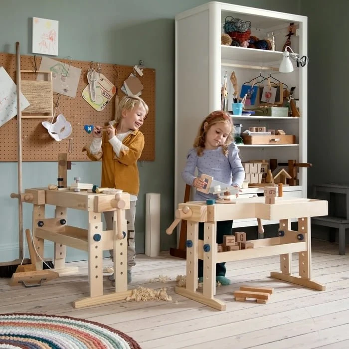 Sebra Set Costruzioni Legno 21 Pezzi