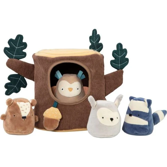 Sebra Giocattolo Nascondino Tronco Animali