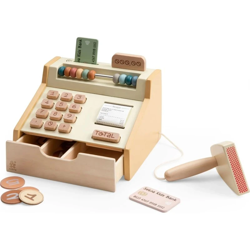 Sebra Registratore di Cassa in Legno FSC