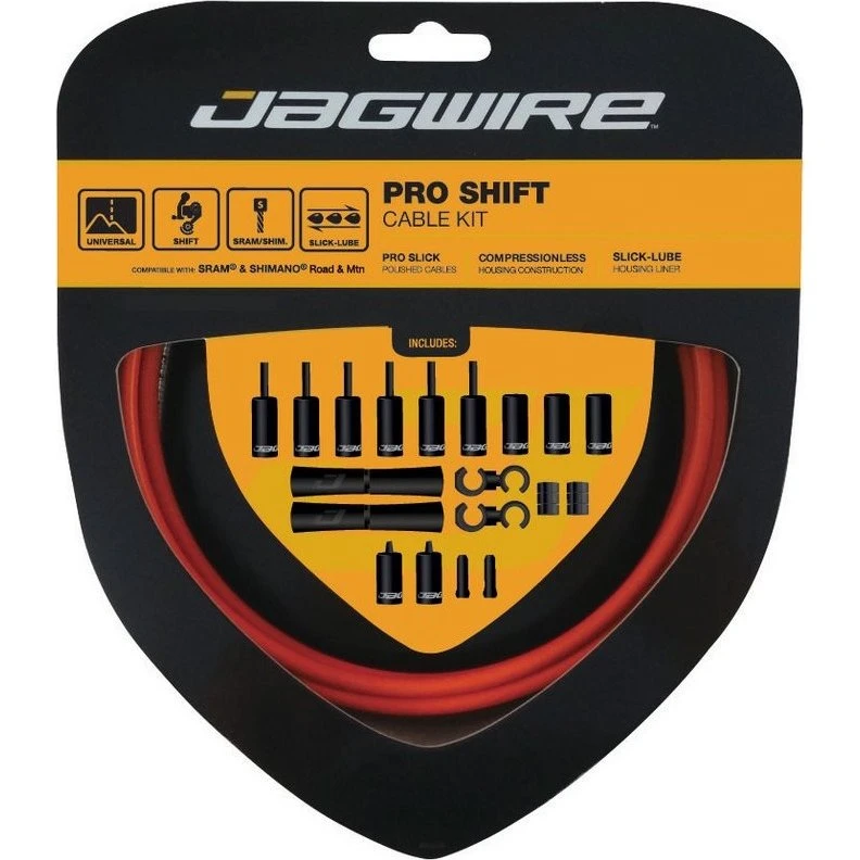Jagwire Kit Cavi e Guaine Cambio Pro Arancio