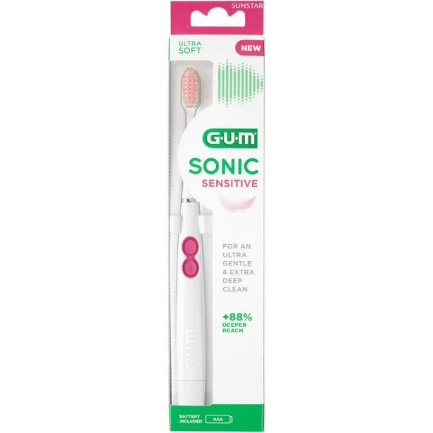 Gum Sonic Sensitive Spazzolino a Batteria Bianco