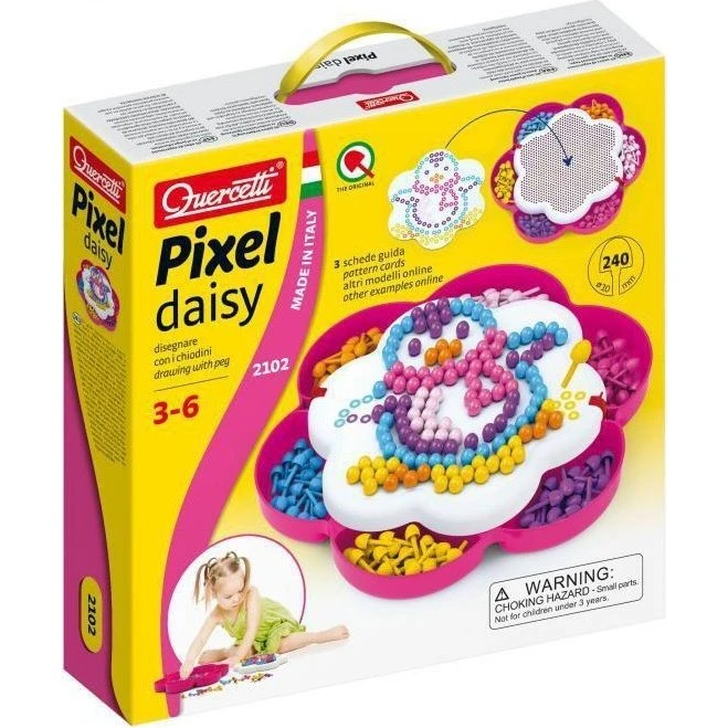 Fantacolor 2102 Pixel Daisy Chiodini Bambine 240 Pz