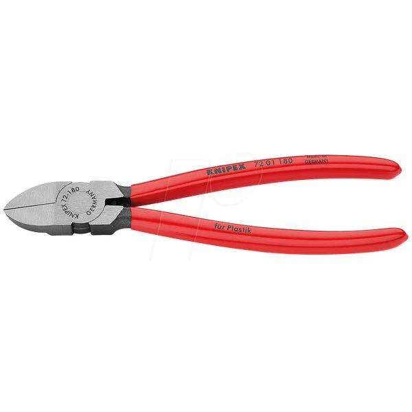 Knipex 72 01 180 Forbici diagonali per plastica 180 mm