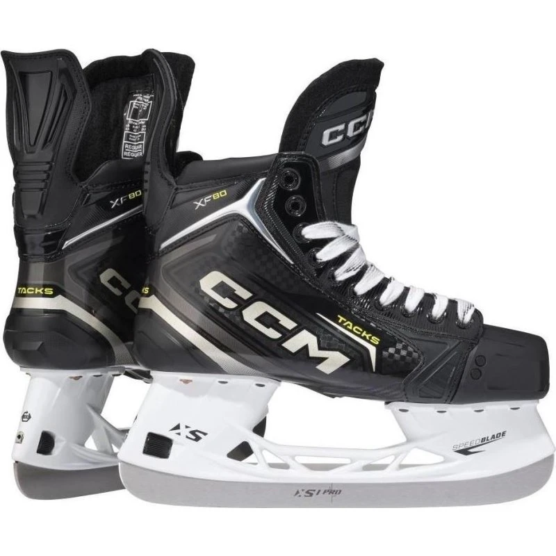 CCM Tacks XF80 INT neri pattini da hockey