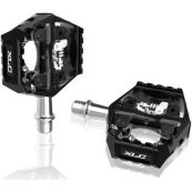 XLC System PD-S14 Pedali Ibridi Clipless SPD Neri