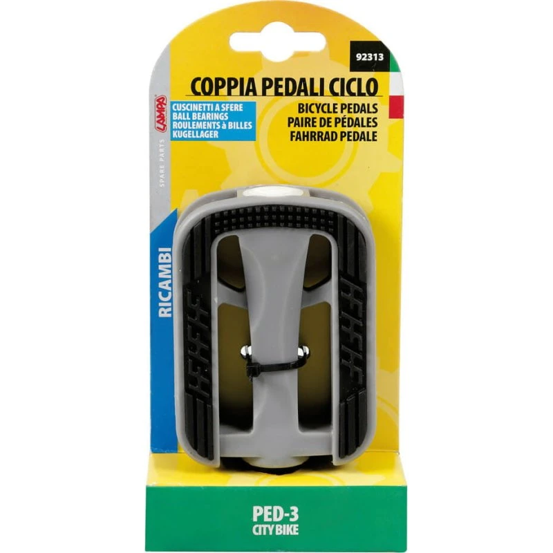 Lampa Coppia Pedali Ciclo City in Resina Bicolore