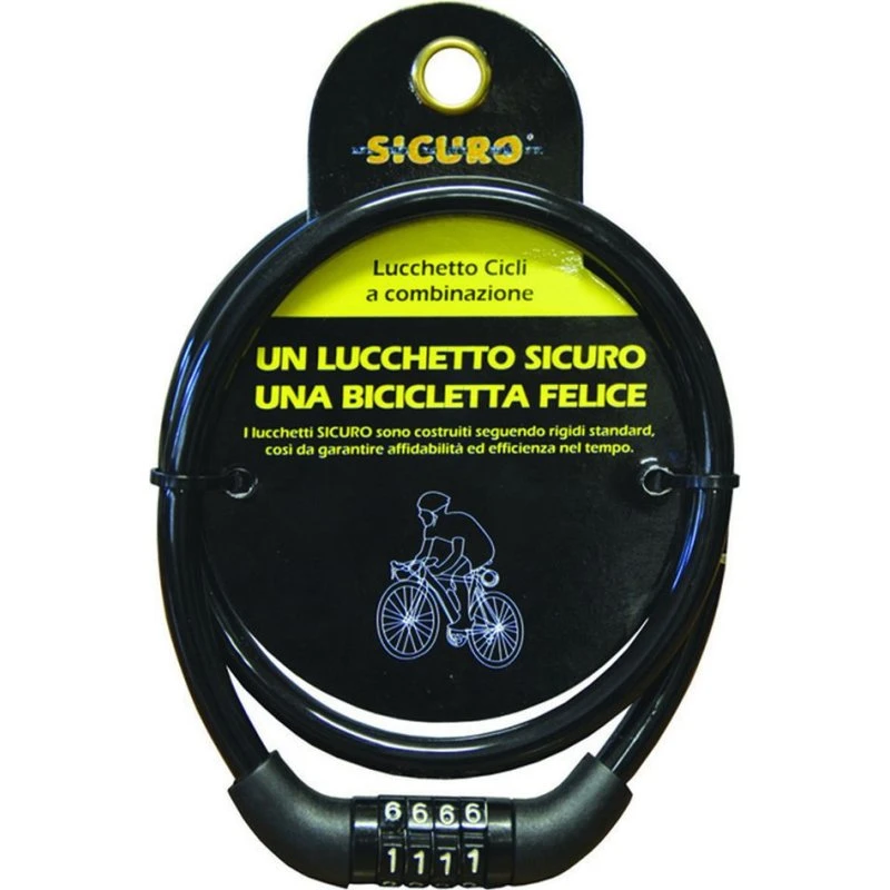QUALITY Antifurto Bici Combinazione Ø8x65 cm