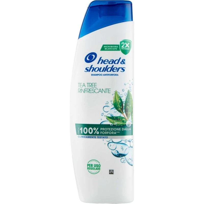 Head & Shoulders Shampoo Antiforfora Tea Tree Rinfrescante 250ml