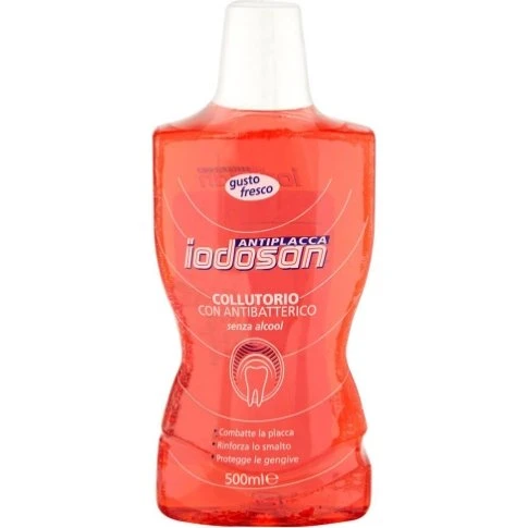 Iodosan Antiplacca Collutorio Senza Alcool 500 ml